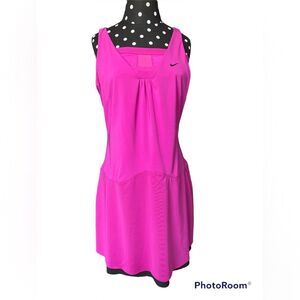 Nike Serena Williams Tennis Dress US OPEN Women Size M Purple Plum